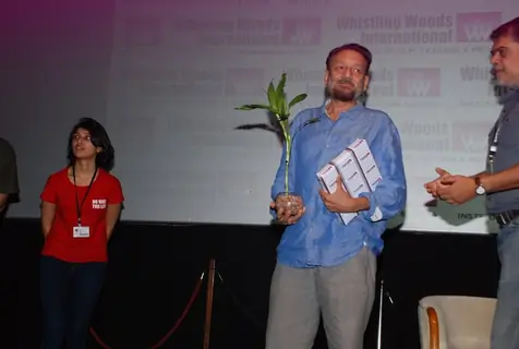 Shekar Kapoor at Whistling Woods