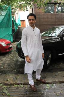 Imran Khan was spotted at Aamir Khan's Eid Celebration