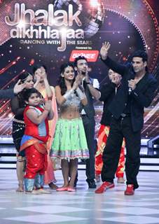 Akshay Kumar at the Promotions of Entertainment on Jhalak Dikhla Jaa