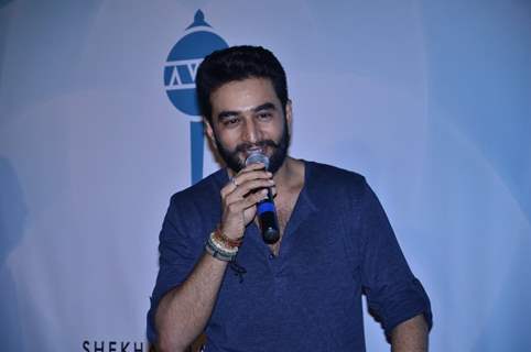 Shekhar Ravjiani addresses the media at the launch of his  Hanuman Chalisa Album