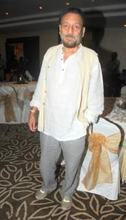 Shekhar Kapoor poses for the media at Anup Jalota's Birthday Celebration