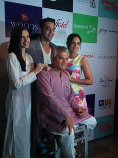 Cyrus Sahukar, Atul Kumar, Richa Chadda and Kalki Koechlin pose for the media