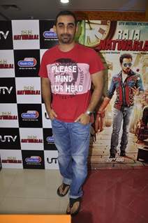 Kunal Deshmikh poses for the media at the Radio premier of 'Raja Natwarlal' on Radio City 91.1FM