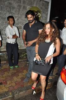 R. Madhavan along with wife Sarita Birje was spotted at Nido