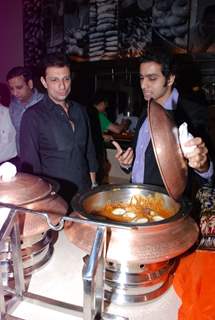 Rushad Rana was seen taking information about various dishes at Lucknow Food Fest