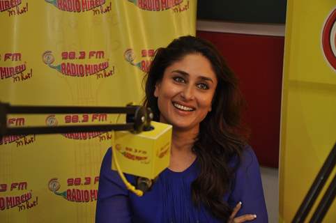 Kareena Kapoor at the Promotions of Singham Returns on Radio Mirchi 98.3 FM