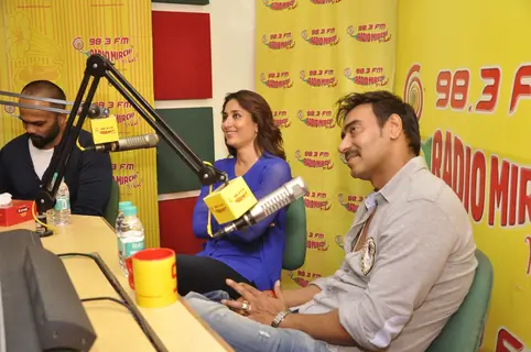 Ajay, Kareena and Rohit promote Singham Returns on Radio Mirchi 98.3 FM
