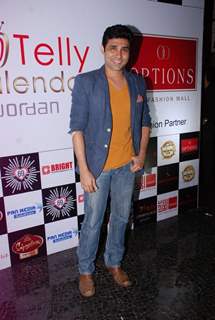 Mazher Sayed poses for the media at Telly House Calendar Launch