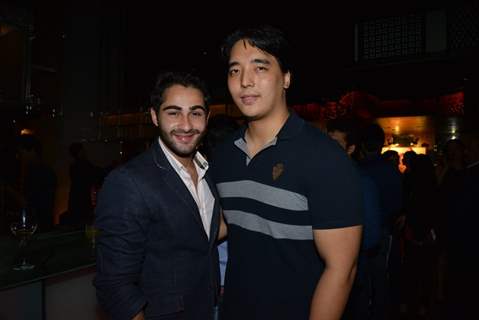 Armaan Jain with Rinzing Denzongpa at Gallerie Angel Arts Event