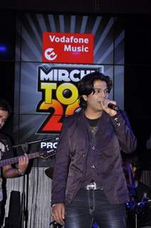 Ankit Tiwari performs at the Mirchi Top 20 Awards