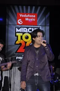 Ankit Tiwari performs at the Mirchi Top 20 Awards