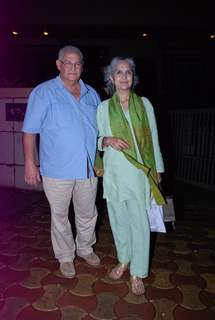 Siddharth Roy Kapur's parents at his Birthday Bash