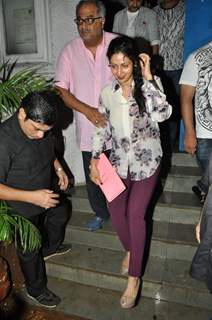 Boney Kapoor with Sridevi at her Sister Srilata's Birthday Bash