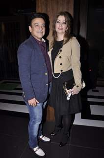 Adnan Sami with his wife were seen at the Launch of Joss