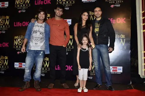 The cast of Laut Aao Trisha at Life Ok Now Awards