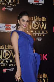 Kiara Advani was seen at the Life Ok Now Awards