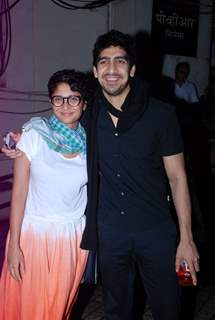 Kiran Rao and Ayan Mukerji pose for the media at PVR