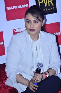 Rani Mukherjee at the Launch of Mardaani Anthem