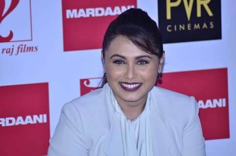 Rani Mukherjee at the Launch of Mardaani Anthem