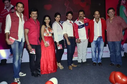 The Cast and Crew at the Launch of the Movie Pyar Wali Love Story