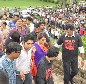 Rani Mukherjee was seen Promoting Mardaani in Jhansi