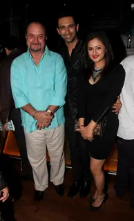 Raju Kher, Nandish Sandhu and Rashmi Desai at the Music Launch of Plot 666- Restricted Area