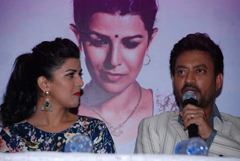 Irrfan Khan was seen interacting with the audience at the DVD Launch of Lunchbox