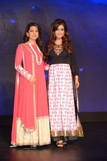 Juhi Chawla and Raveena Tandon at the Launch of Hindi General Entertainment Channel 'Sony Pal'