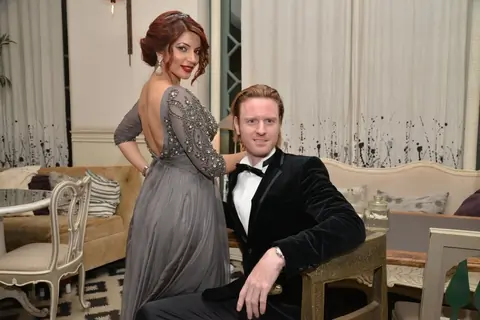Alex O Neil and Shama Sikander at Birthday Bash