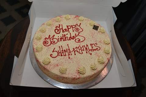 Shama Sikander's Birthday Cake