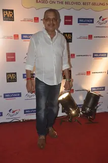 Govind Namdeo was at the Premiere of 100 Foot Journey hosted by Om Puri