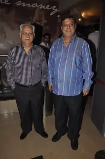 Ramesh Sippy and David Dhawan at the Premiere of 100 Foot Journey hosted by Om Puri