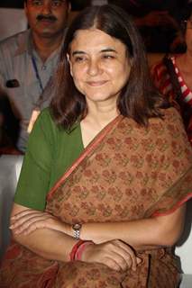 Maneka Gandi at the Premiere of movie 'Entertainment'