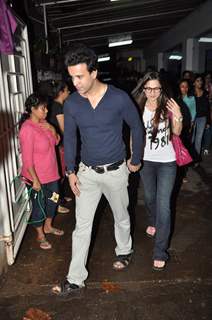 Aamir Ali and Sanjeeda Shaikh were at the Special screening of Entertainment