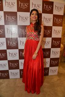 Parvathy Omanakuttan poses for the media at the Preview at Hue Store