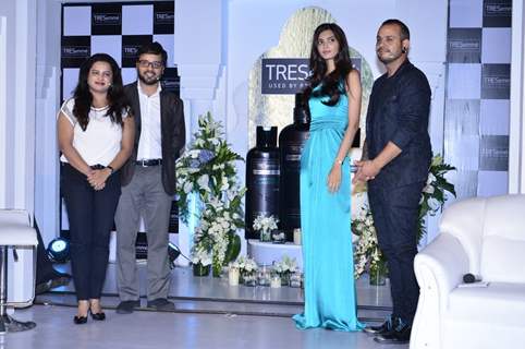Diana Penty was at the endorsement event of Tresseme products