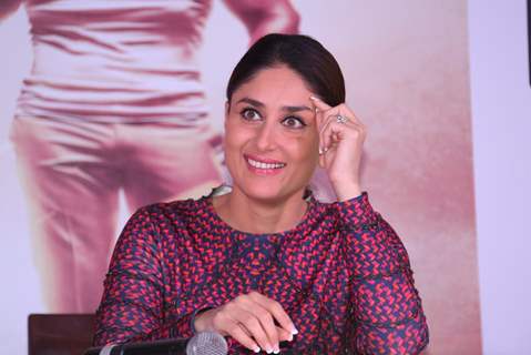 Kareena Kapoor was seen at the Press Conference of Singham Returns