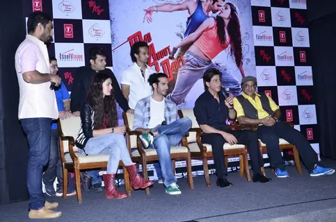 Shah Rukh Khan interacts with the audience at the Promotion of Mad About Dance