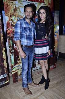 Emraan Hashmi and Humaima Malick at the Promotions of Raja Natwarlal