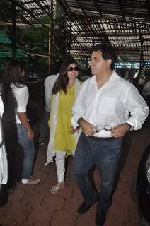 Alka Yagnik was at the Memorial Service for Dharmesh Tiwari