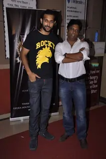Akhil Kapur and Anand Kumar at the Promotions of Desi Kattey