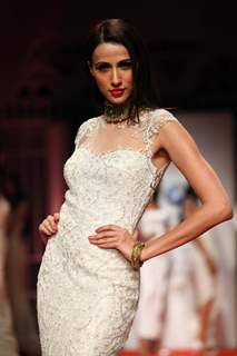 Alica Raut walks the ramp at Indian Bridal Fashion Week Day 3