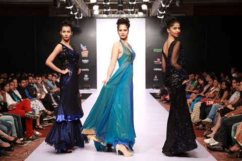 Models walk the ramp at Bangalore Fashion Week Day 3