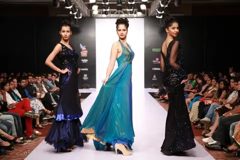 Models walk the ramp at Bangalore Fashion Week Day 3