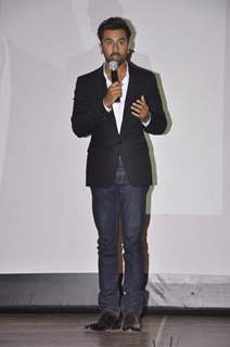 Ranbir Kapoor addresses the audience at the Launch of RK Medical Guide