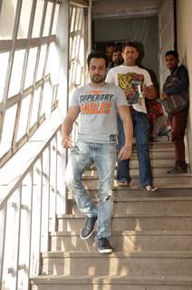 Emraan Hashmi was spotted leaving the sets of Captain Tiao