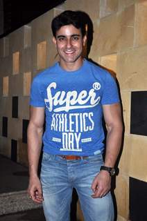 Gautam Rode pose for the media at Melissa Pais Birthday Bash