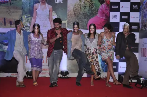 Arjun Kapoor and Deepika Padukone shake a leg with fans at the Song Launch of Finding Fanny