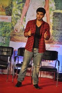 Arjun Kapoor poses for the media at the Song Launch of Finding Fanny