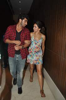 Arjun Kapoor and Deepika Padukone were spotted at the Song Launch of Finding Fanny